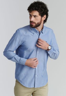 Camisa Sport Oxford Fr Navy
