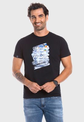 Polera Florida Black