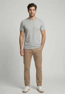 Imagen 2 del producto Pantalón Twill Without Pleats L/33 Khaki