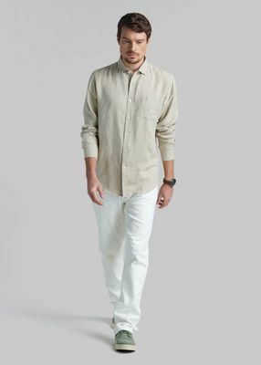 Imagen 2 del producto Camisa Lino Green Bay Beige