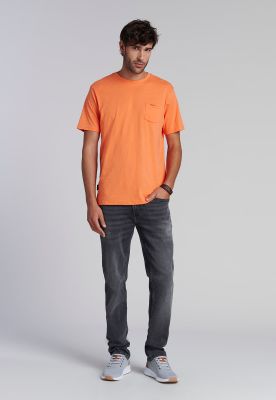 Imagen 2 del producto Polera Bolsillo Houston Orange Melange