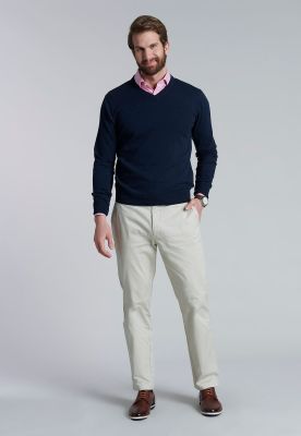 Imagen 2 del producto Sweater V Neck Solido F Navy