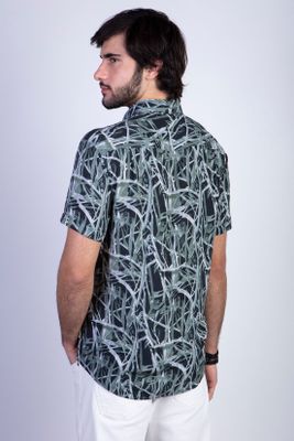 Imagen 2 del producto Camisa Estampada Bamboo Fj Green