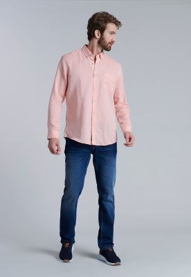 Imagen 2 del producto Camisa Sport Lino F Orange