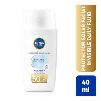 NIVEA SUN Protector Solar Invisible Daily Fluid FPS 50