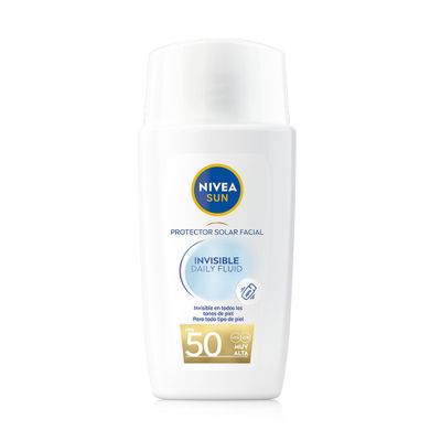 Imagen 2 del producto NIVEA SUN Protector Solar Invisible Daily Fluid FPS 50