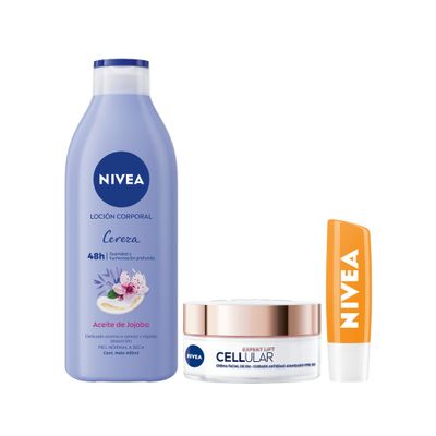 Imagen 1 del producto NIVEA Corporal Cereza & Jojoba + Bakuchiol Día +Bálsamo