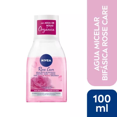 Nivea Rose Agua Micelar Bifasica 100ml