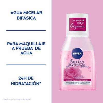 Imagen 2 del producto Nivea Rose Agua Micelar Bifasica 100ml