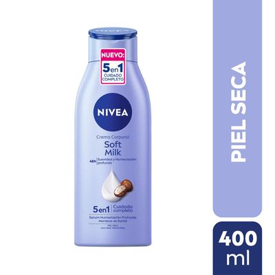 Imagen 2 del producto NIVEA Corporal Soft Milk Piel Seca + Bálsamo Labial