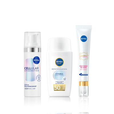 NIVEA Serum Epigenetics + Sun FPS50 + Luminous Ojos