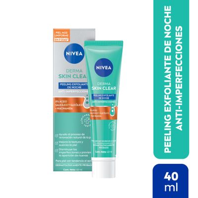 NIVEA Derma Skin Clear Peeling Exfoliante De Noche 40ml