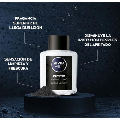 Imagen 2 del producto Locion After Shave Nivea Men Deep 100ml