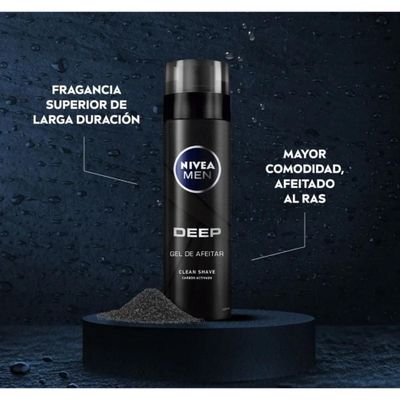 Imagen 2 del producto Gel De Afeitar Nivea Men Deep 200ml