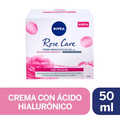 Imagen 1 del producto NIVEA Crema Hidratante Facial Rose Care 50 ml
