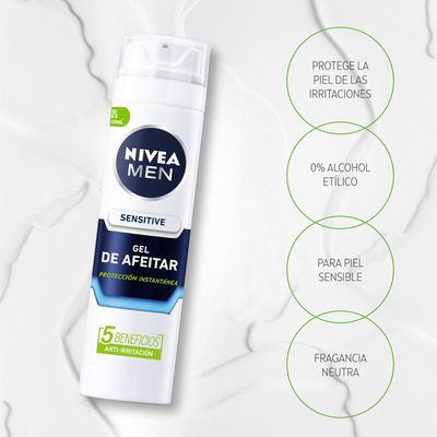 Imagen 2 del producto Gel de afeitar NIVEA MEN Sensitive 200 ml