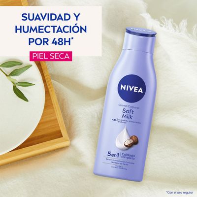 Imagen 2 del producto NIVEA Crema Humectante Soft Milk (250ml)