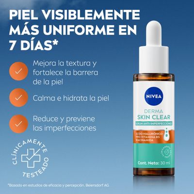 Imagen 2 del producto NIVEA Derma Skin Clear Serum Anti-Imperfecciones 30ml