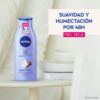 Imagen 2 del producto NIVEA Crema Humectante Soft Milk (400ml)