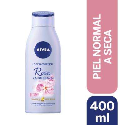 Loción Corporal Nivea Rosa & Aceite De Argán 400ml
