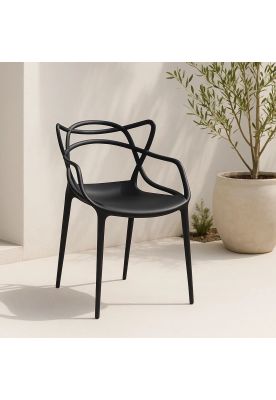 Imagen 2 del producto Silla de Terraza Exterior o comedor Master - Negra