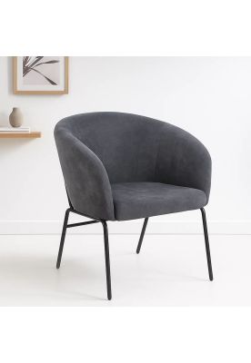 Imagen 2 del producto Sillón Arko de Terciopelo - Gris