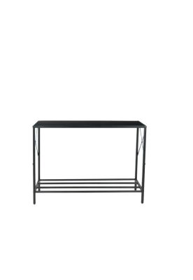 Arrimo tradicional negro metal mdf