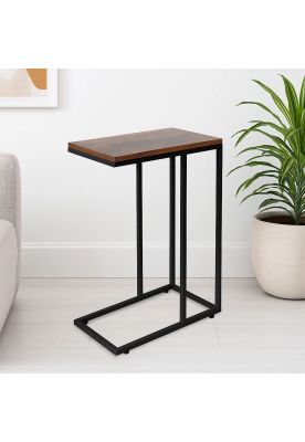 Imagen 2 del producto Mesa Lateral Moderna con Marco Metálico