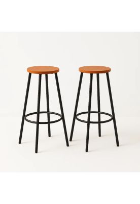 Imagen 1 del producto Pack de 2 Pisos taburete de bar elipse industrial