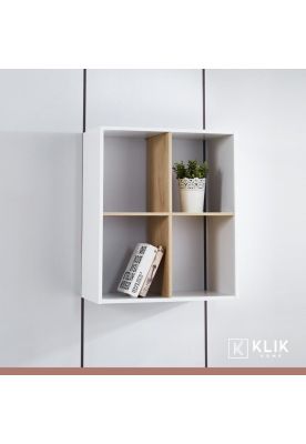 Imagen 2 del producto Estante Librero Organizador 4 Espacios - Blanco