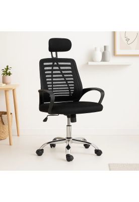 Imagen 2 del producto Silla de Oficina Ergos Ergonómica con Cabeza - Negra