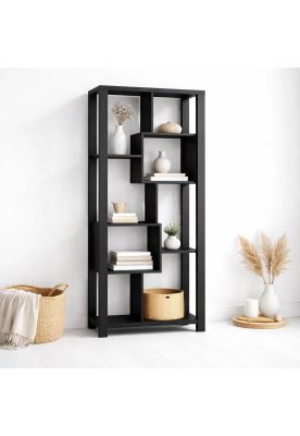 Imagen 2 del producto Estantería Prisma Noir Librero Geométrico Moderno - Negro