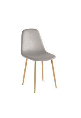 Silla Spoon Velvet - Gris