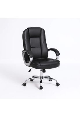 Imagen 1 del producto Silla de Oficina Ejecutiva Magnus Cuero Sintético - Negro