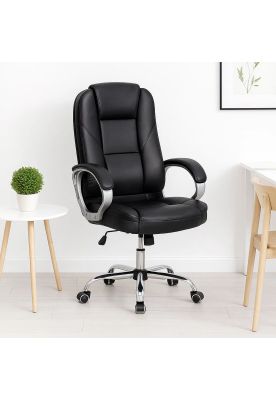 Imagen 2 del producto Silla de Oficina Ejecutiva Magnus Cuero Sintético - Negro