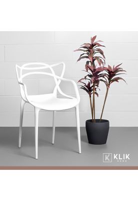 Imagen 2 del producto Pack de 4 sillas de terraza o comedor Master - Blancas