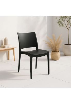 Imagen 2 del producto Silla de Terraza Exterior tipo Restaurante - Negra