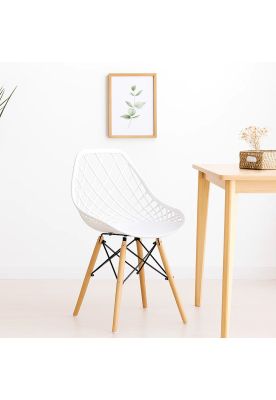 Imagen 2 del producto Silla Eames Enrejado Mesh - Blanca