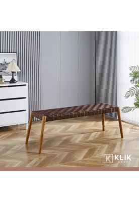 Imagen 2 del producto Banqueta Austral 120cm - Cinta Tejida de Nailon café