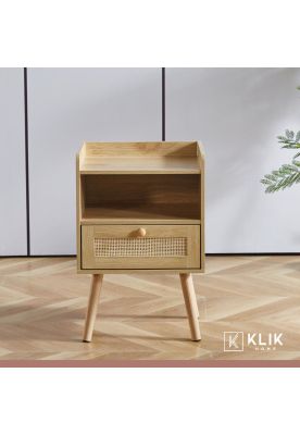 Imagen 2 del producto Pack de 2 Veladores Mesh Rattan con Cajon y Espacio