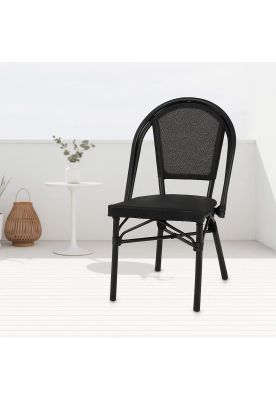Imagen 2 del producto Silla Bistro Parisina Textileno - Negro