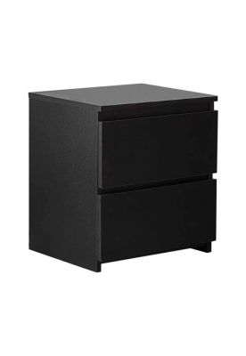 Velador Cajon Doble Minimal Oscuro