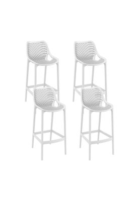 Pack de 4 Taburetes Piso de Bar Terraza Exterior Air Berlín