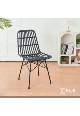 Imagen 2 del producto Pack de 4 Sillas de Comedor Terraza Rattan Grecia Color Negro