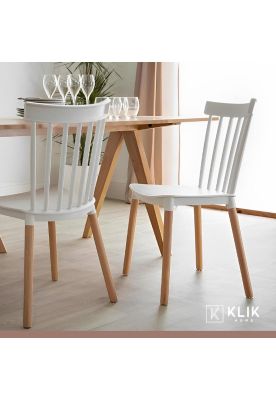 Imagen 2 del producto Pack de 4 Sillas Windsor Blancas