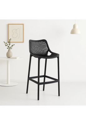 Imagen 2 del producto Taburete Piso de Bar Terraza Exterior Air Berlín - Negro