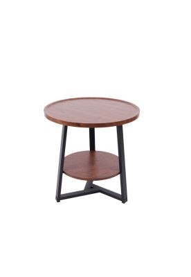 Mesa de centro trabajo y cafe - Madera Oscura Walnut