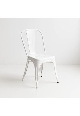 Imagen 1 del producto Silla Tolix de Comedor o Terraza Exterior - Blanca