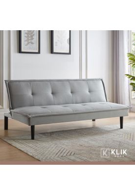 Imagen 2 del producto Futón Sofá Cama 2 cuerpos Simply - Lino Gris