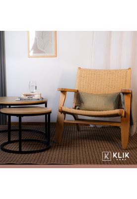 Imagen 2 del producto Butaca Sitial Danesa Wegner - Madera Hilo de Cuerda